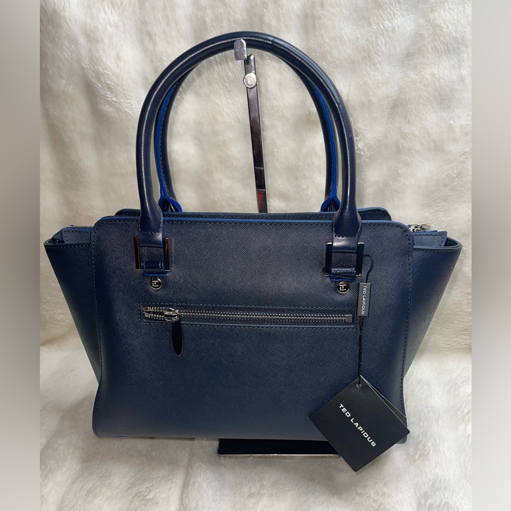 Ted Lapidus Vintage Navy and Blue Women's Bag NWT - Picture 2 of 5